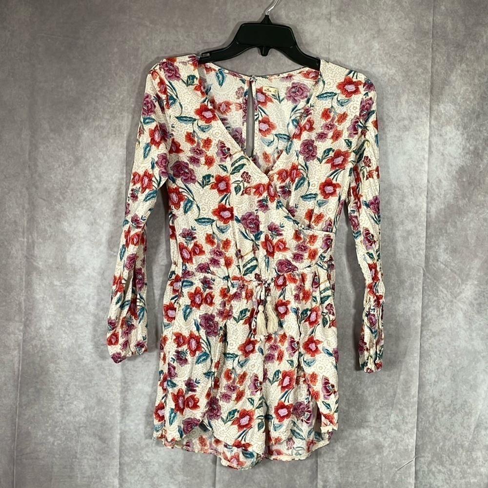 Hollister | Long Sleeve Floral Romper | Size XS